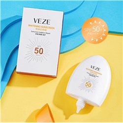 Солнцезащитный отбеливающий крем VEZE Whitening Sunscreen SPF50 PA+++ 45 мл