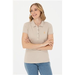 Женская базовая футболка с воротником-поло Stone Неожиданная скидка в корзине