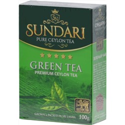 Sundari. Green tea 100 гр. карт.пачка