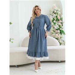 Платье WISELL П5-5521/3 голубой
