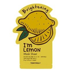 [TONYMOLY] Тканевая маска для лица ЛИМОН Tonymoly I'm Lemon Mask Sheet Brightening, 21 г