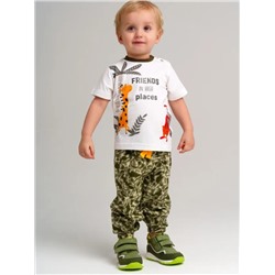 12419125 Комплект детский трикотажный для мальчиков: фуфайка (футболка), брюки