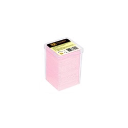 Kristaller Безворсовые салфетки перфорированные, розовые 180шт