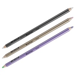 Ластик-карандаш Berlingo "Eraze 870", двухсторонний, круглый, цвета ассорти
