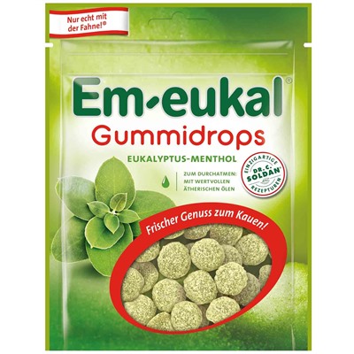 Em-eukal Gummidrops Eukalyptus-Menthol 90g
