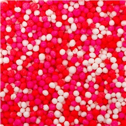 Кондитерская посыпка "Воздушные шарики", красные, белые, розовые, 50 г