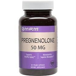 MRM, Прегненолон, 50 мг, 60 веганских капсул