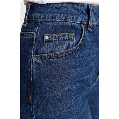 Темно-синие широкие джинсы с высокой талией TWOAW24JE00074