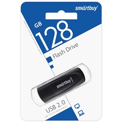 USB карта памяти 128ГБ Smart Buy Scout (черный)