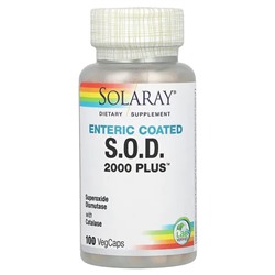 Solaray, СОД 2000 Plus, 100 растительных капсул