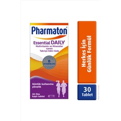 Pharmaton Essential Daily 30 таблеток Витамин B Витамин C Витамин D Мультивитамины и минералы