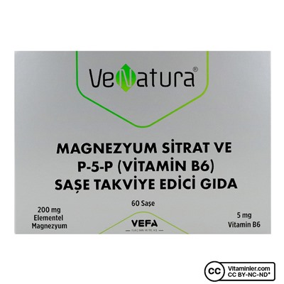 Цитрат магния Venatura и P-5-P (витамин B6) 60 пакетиков