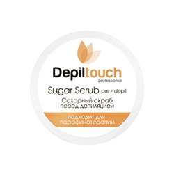 Скраб Pre-Depil сахарный перед депиляцией с натуральным медом, 250 мл, бренд - Depiltouch Professional