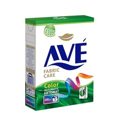 AVE Стиральный порошок Автомат для цветного белья 450гр (24шт/короб)