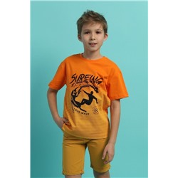 CSKB 63787-29-401 Футболка для мальчика,оранжевый