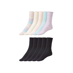 esmara® Damen Socken, 5 Paar, mit hohem Bio-Baumwollanteil