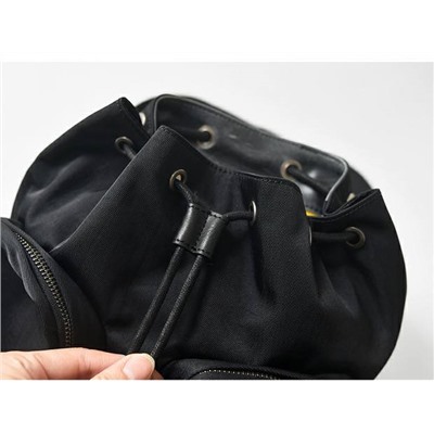 DIESE*L 🎒 спортивный рюкзак из водоотталкивающей ткани со вставками из воловьей кожи, высококачественная реплика✔️ унисекс