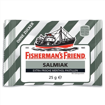 Fisherman's Friend Salmiak ohne Zucker 24x25g