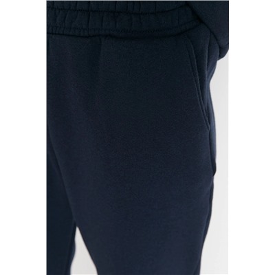 2цв TRENDYOLMİLLA Темно-синие свободные спортивные штаны из флиса с плотной внутренней частью