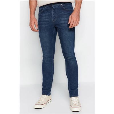 Мужские джинсы скинни цвета индиго TMNAW22JE0800