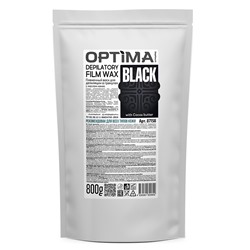 Воск для депиляции пленочный OPTIMA Black, 800 гр, бренд - Depiltouch Professional
