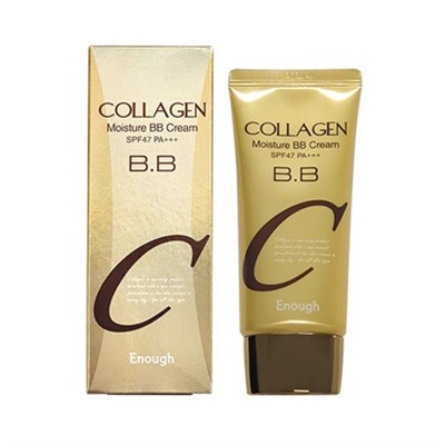 ENOUGH Collagen Moisture BB Cream SPF47 PA+++ Увлажняющий BB крем с коллагеном