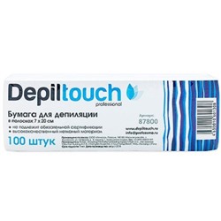 Бумага для депиляции 7 см*20 см (100 шт,) Depiltouch