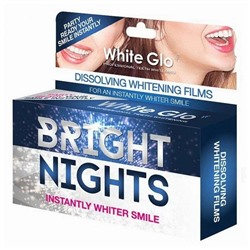 Полоски отбеливающие Bright Nights №6 WHITE GLO