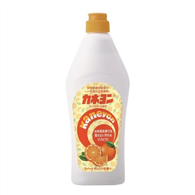 KANEYO Крем чистящий для кухни «Kaneyon» / микрогранулы (аромат сладкого апельсина) 550 г / 24
