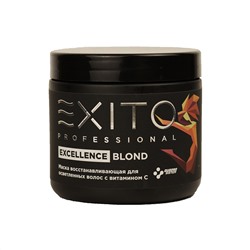 Маска для осветленных волос с витамином С восстанавливающая EXITO EXCELLENCE BLOND, 500 мл