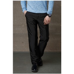Мужские утепленные брюки Plaxa 411-01, цвет чёрный