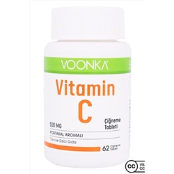 Voonka витамин С 500 мг 62 жевательные таблетки VOO0227