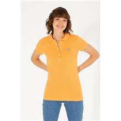 Женская оранжевая базовая футболка Неожиданная скидка в корзине