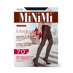 Melange 70 матовые женские колготки с микрофиброй с меланжевым эффектом (4 / moka melange/шоколад)