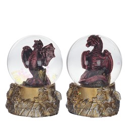 Фигурка декоративная в стекл.шаре "Дракон", D 4.5 см, L4,5 W4 H6 см, 2в.