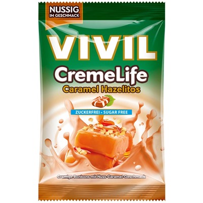 Vivil CremeLife Caramel Hazelitos zuckerfrei 110g