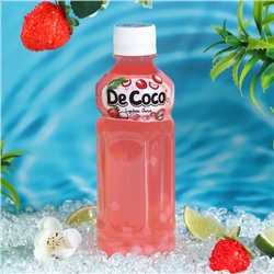 Напиток De CoCo негазированный с кусочками кокосового желе и личи, 280 мл