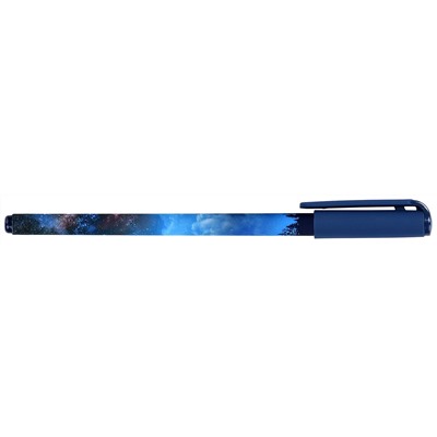 Ручка масляная 0.5мм LOREX SKY OF STARS.NIGHT синяя, игловидный наконечник, 0,5 мм