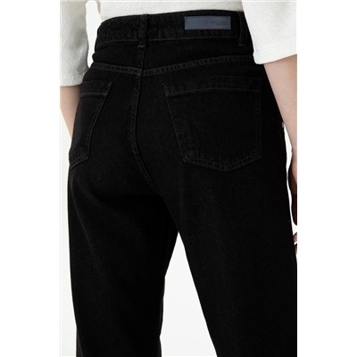 Женские черные джинсовые брюки Неожиданная скидка в корзине