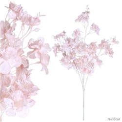 Цветок искусственный Сакура 66 см розовые / GT41-8 /уп 120/480/А