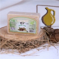 Натуральное оливковое мыло СОСНОВОЕ Knossos, 100г