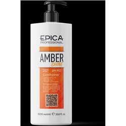 Amber Shine ORGANIC Кондиционер для восстановления и питания волос с облепиховым маслом, маслом макадамии, глюконамидом и фосфолипидным комплексом, 1000 мл.