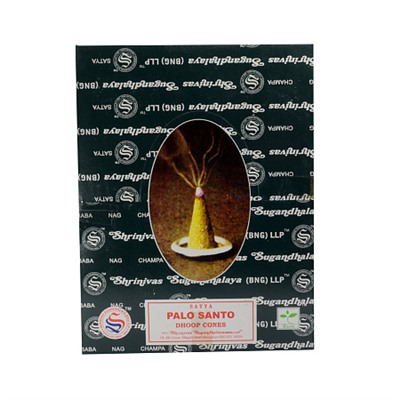 Благовония конусы Satya Palo Santo dhoop cones уп-12шт