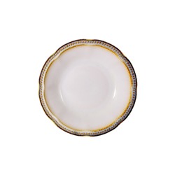 Тарелка суповая Pompeia кремовая, 23 см, 0,45 л, 58979