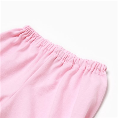 Комплект (платье/трусики) для девочки, цвет розовый, рост 80 см