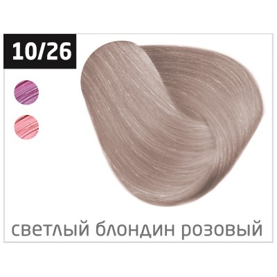 OLLIN performance 10/26 светлый блондин розовый 60мл перманентная крем-краска для волос