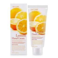 [3W CLINIC] Крем для рук увлажняющий ЛИМОН Lemon Hand Cream, 100 мл