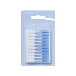 Межзубные ершики-зубочистки PresiDENT Soft Sticks XL