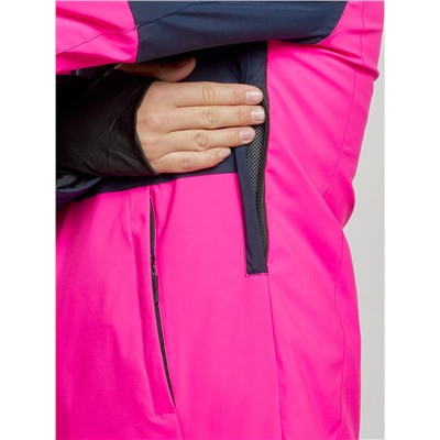 Горнолыжный костюм женский зимний розового цвета 03307R