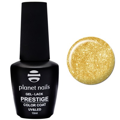 Гель-лак Золото с шиммером «PRESTIGE» Planet Nails 10 мл